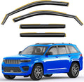 in-Channel Window Rain Guards Fit for Jeep Grand Cherokee 2022-2025
