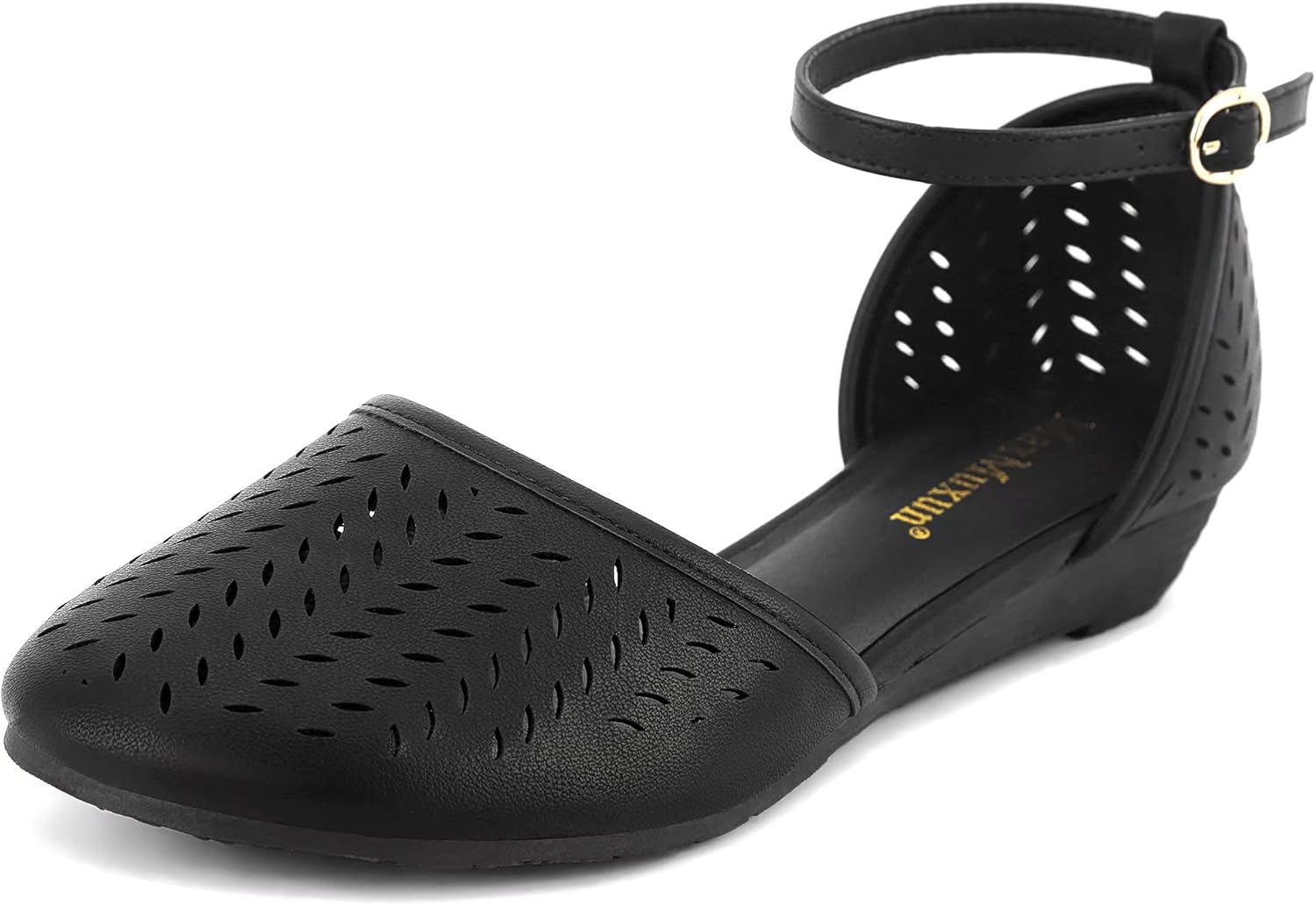 MaxMuxun Womens Roman Ankle Strap Flat Sandals for Summer