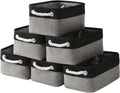 Storage Basket for Organizing 12x8x5.2 in 6 Pack - Collapsible Shelf