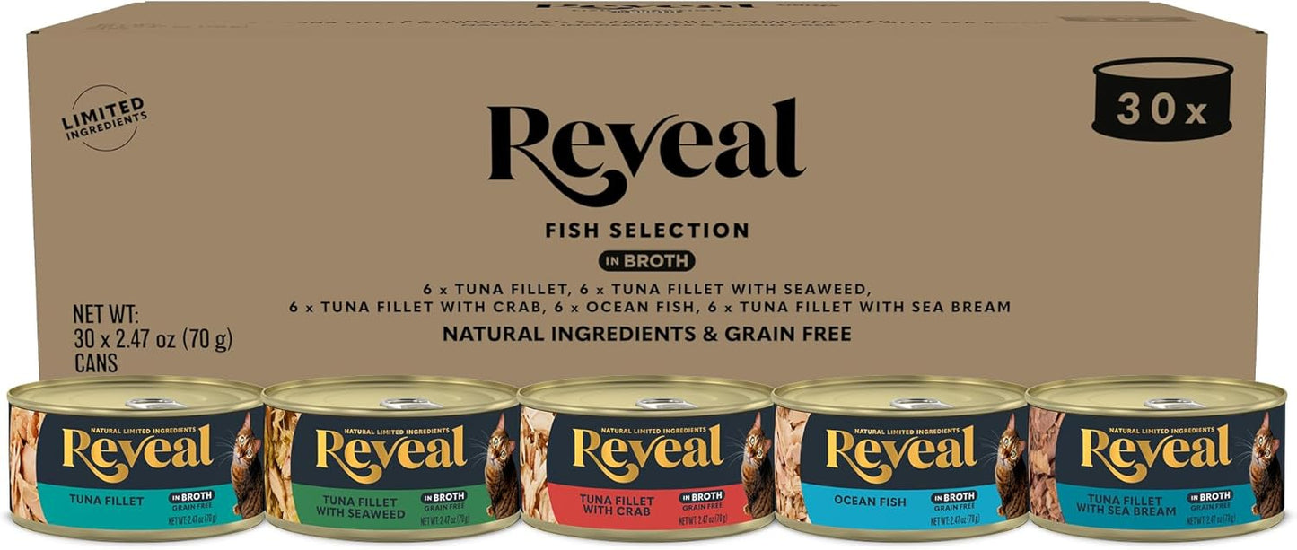Reveal Natural Wet Canned Cat Food: Grain Free High Protein