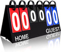 Portable Flip Scoreboard for Sports - Easy to Read & Waterproof