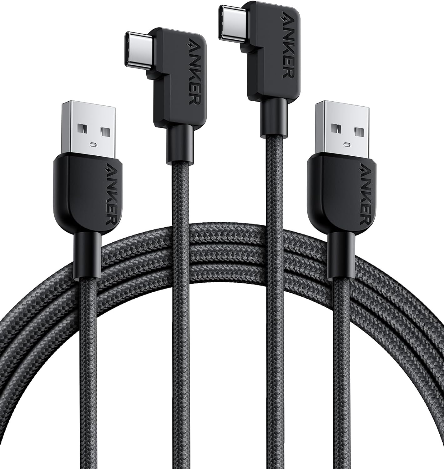 Anker 90 Degree Right-Angle USB-C Cable Duo