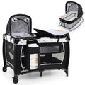 INFANS 4 in 1 Pack and Play Portable Nursery Center - Versatile Travel