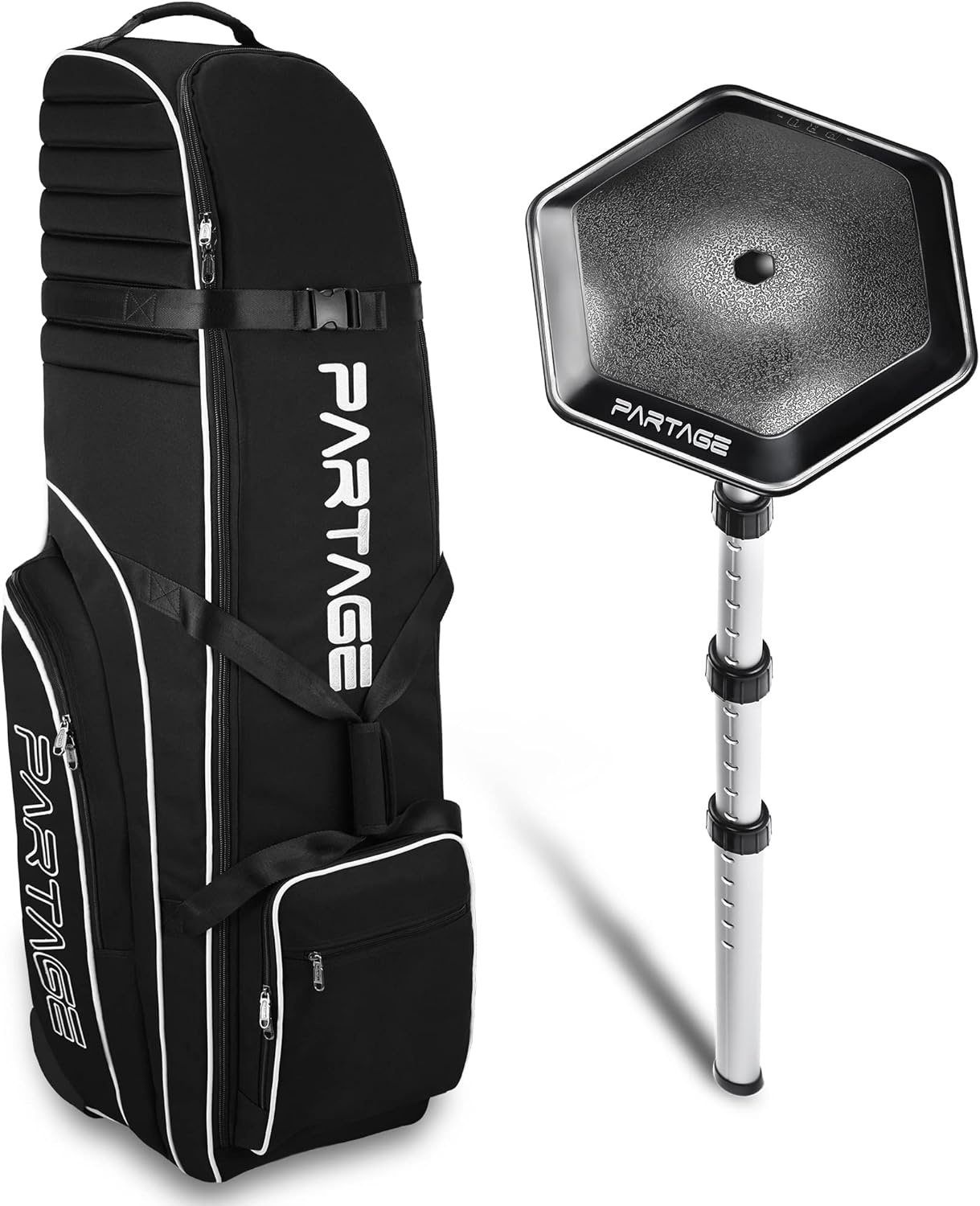 Partage Golf Travel Bag with Wheels - Durable and Spacious Design