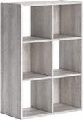 Paxberry Coastal 6-Cube Storage Organizer Whitewash - Compact Cubes