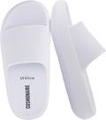 CUSHIONAIRE Feather EVA Slides for Women - Cloud Comfort Slip Ons SOLE