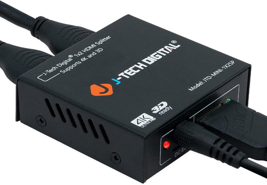 Ultra HD Dual Monitor Splitter by J-Tech Digital