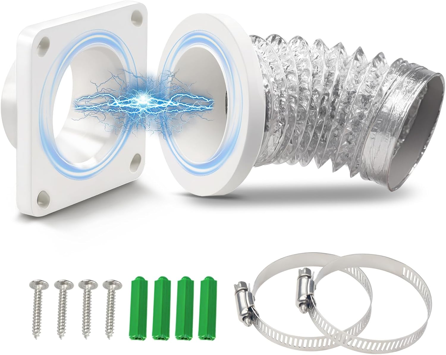 Magnetic Dryer Vent Coupling for Quick Connection and Safety