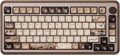 Akko MU02 Mechanical Keyboard with Walnut Wooden Case for Gaming
