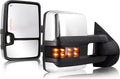 Towing Mirror for Silverado Sierra 2007-2014 - Power Heated LED Pair