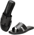 Stratuxx Kaze Open Toe Flat Dress Sandals Womens Slide Comfortable are