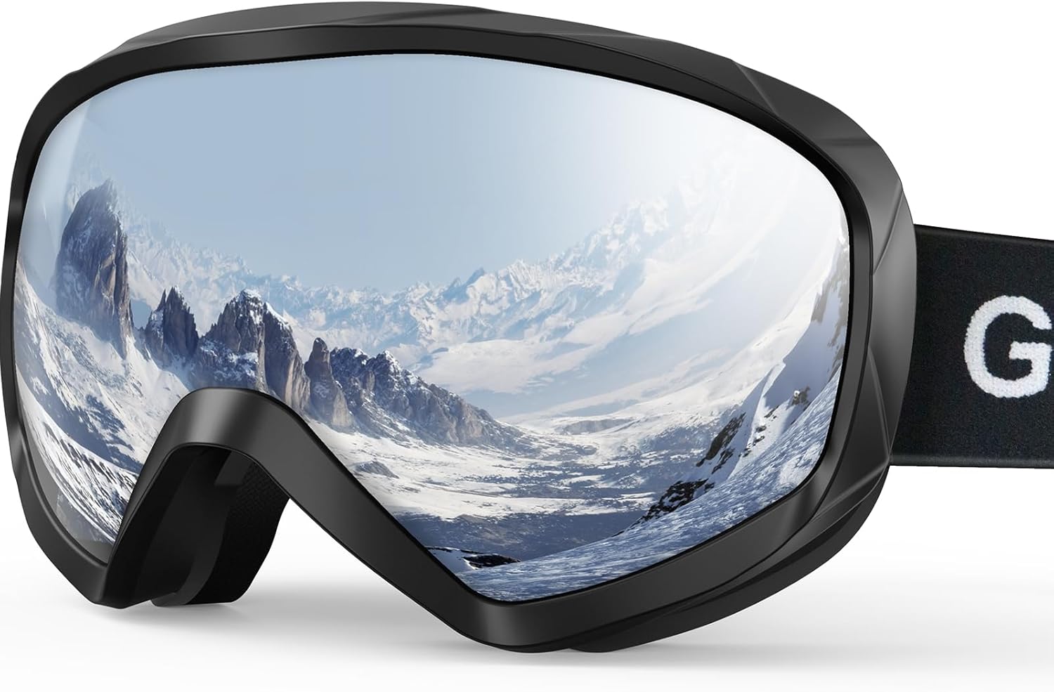 GlaRid Ski Goggles: OTG Anti-Fog, UV Protection, + Case