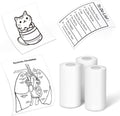3 Rolls Mini Sticker Printer Thermal Paper 57mm x 3.5m - Pocket