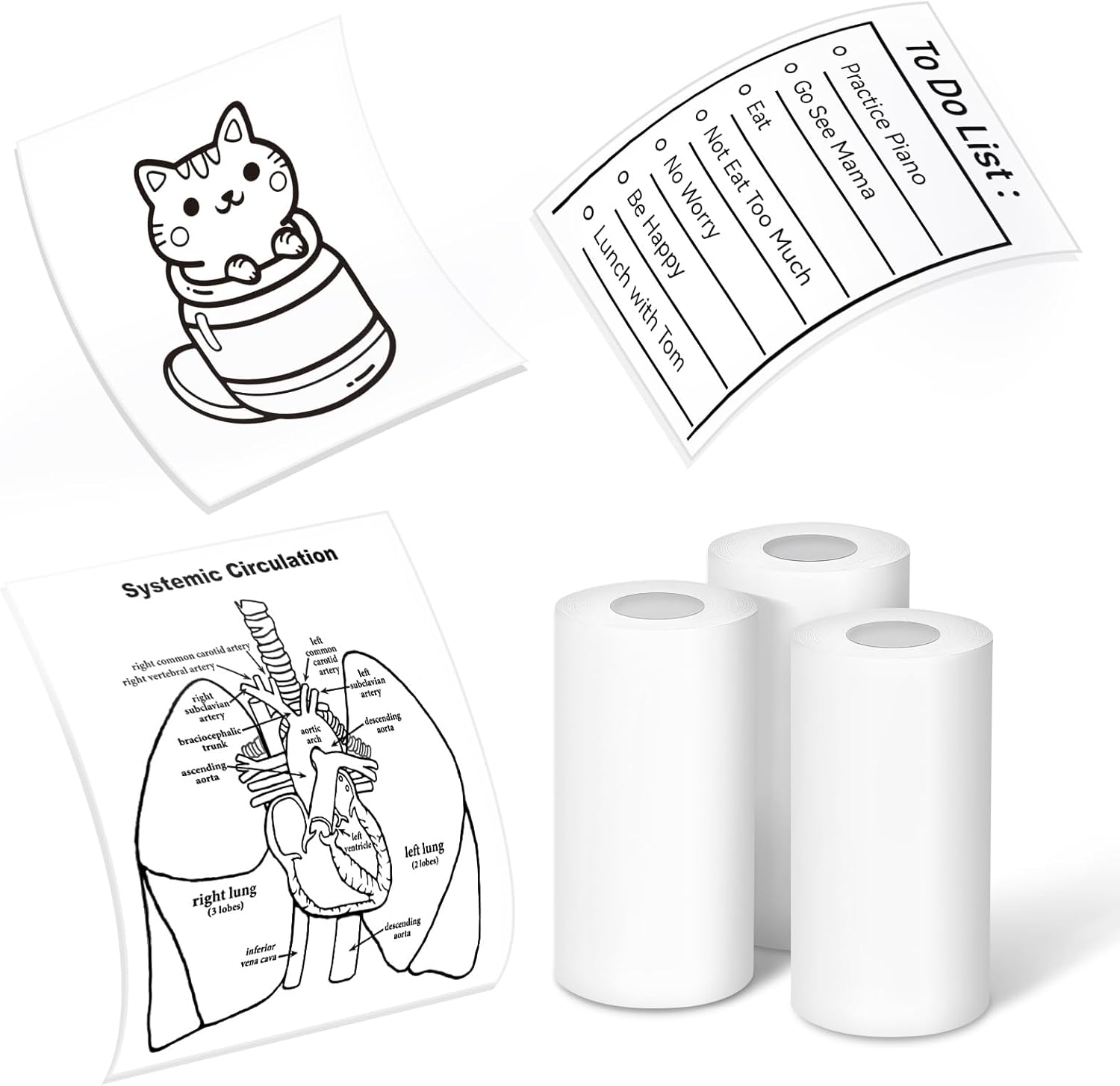 Long-lasting Mini Sticker Paper for Anycash Printer