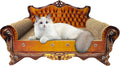Luxury Cardboard Cat Scratcher Sofa Bed Brown - Cozy Cat Lounge