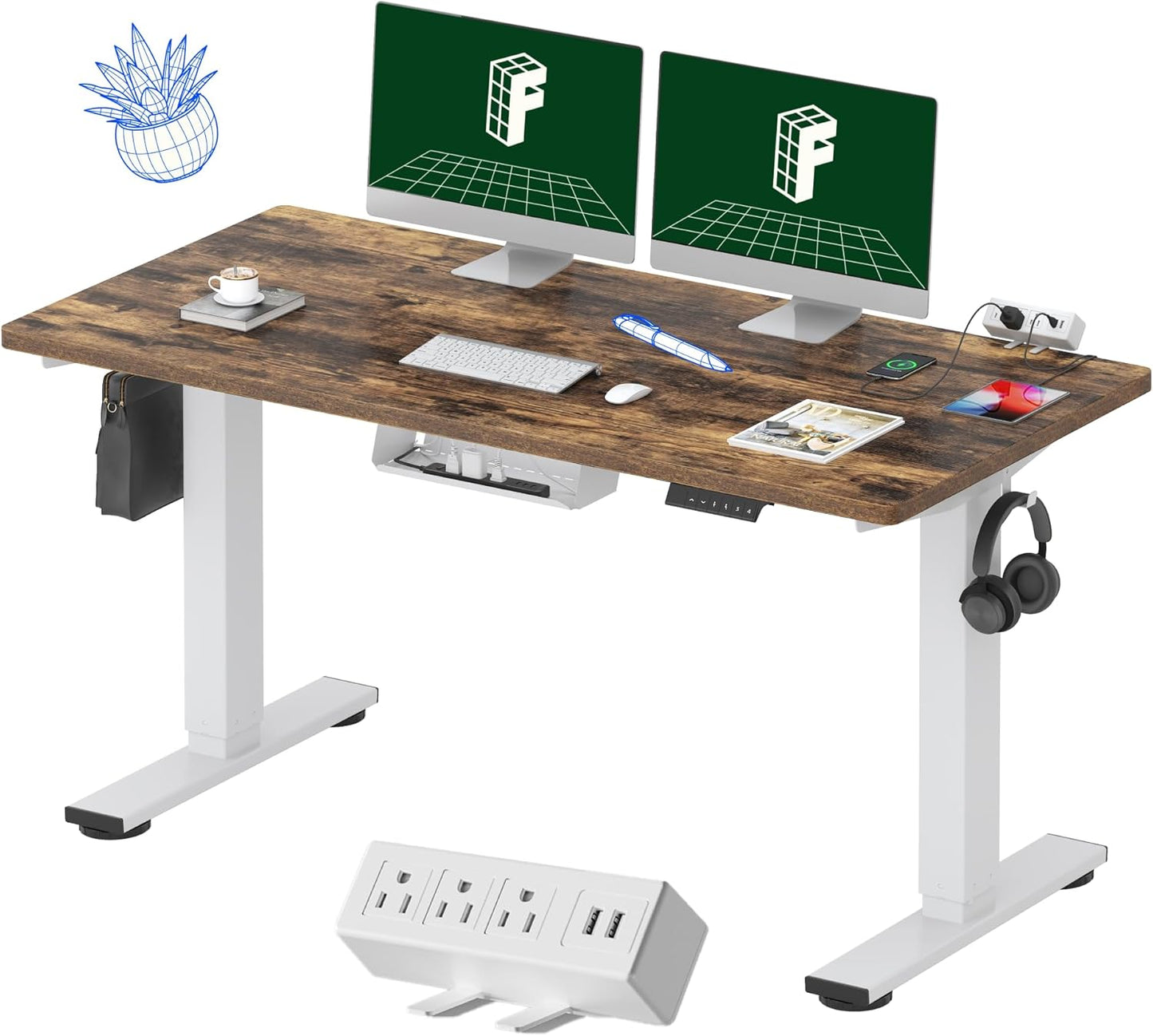 FLEXISPOT EN2 Electric Stand Up Height Adjustable Desk Review