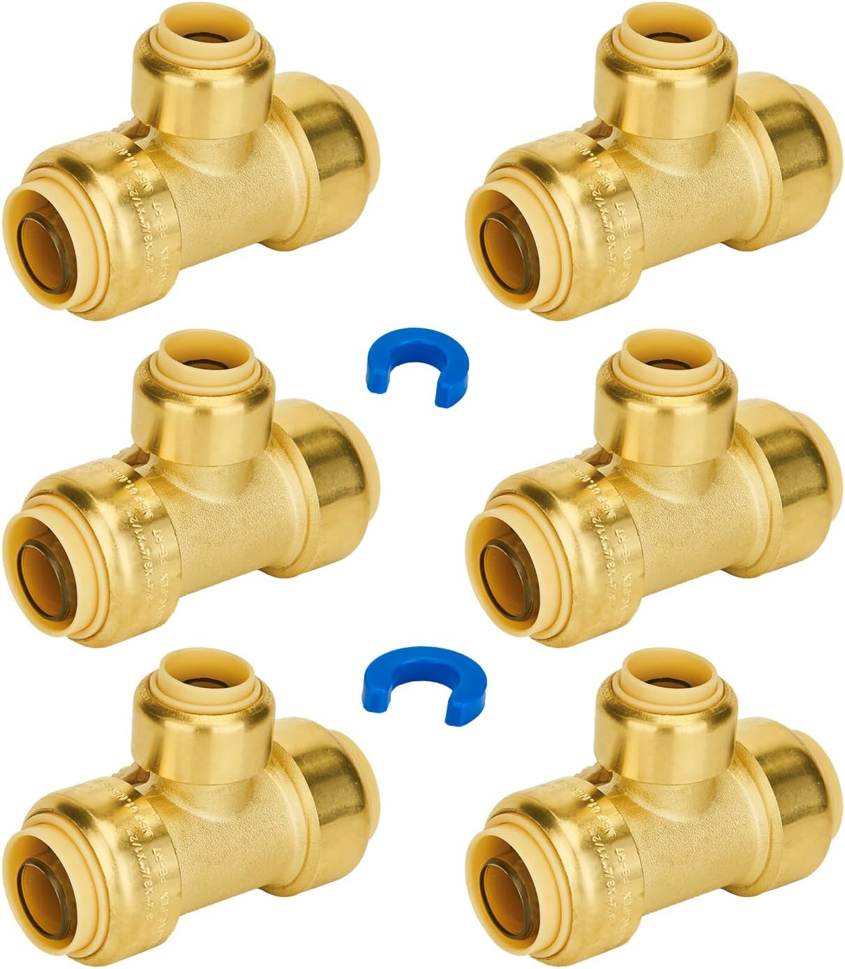 SUNGATOR 3/4 Inch Reducing Tee for PEX, Copper, and CPVC