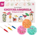 Tropical Cocktail Umbrella Picks x50 - Luau Party Decor
