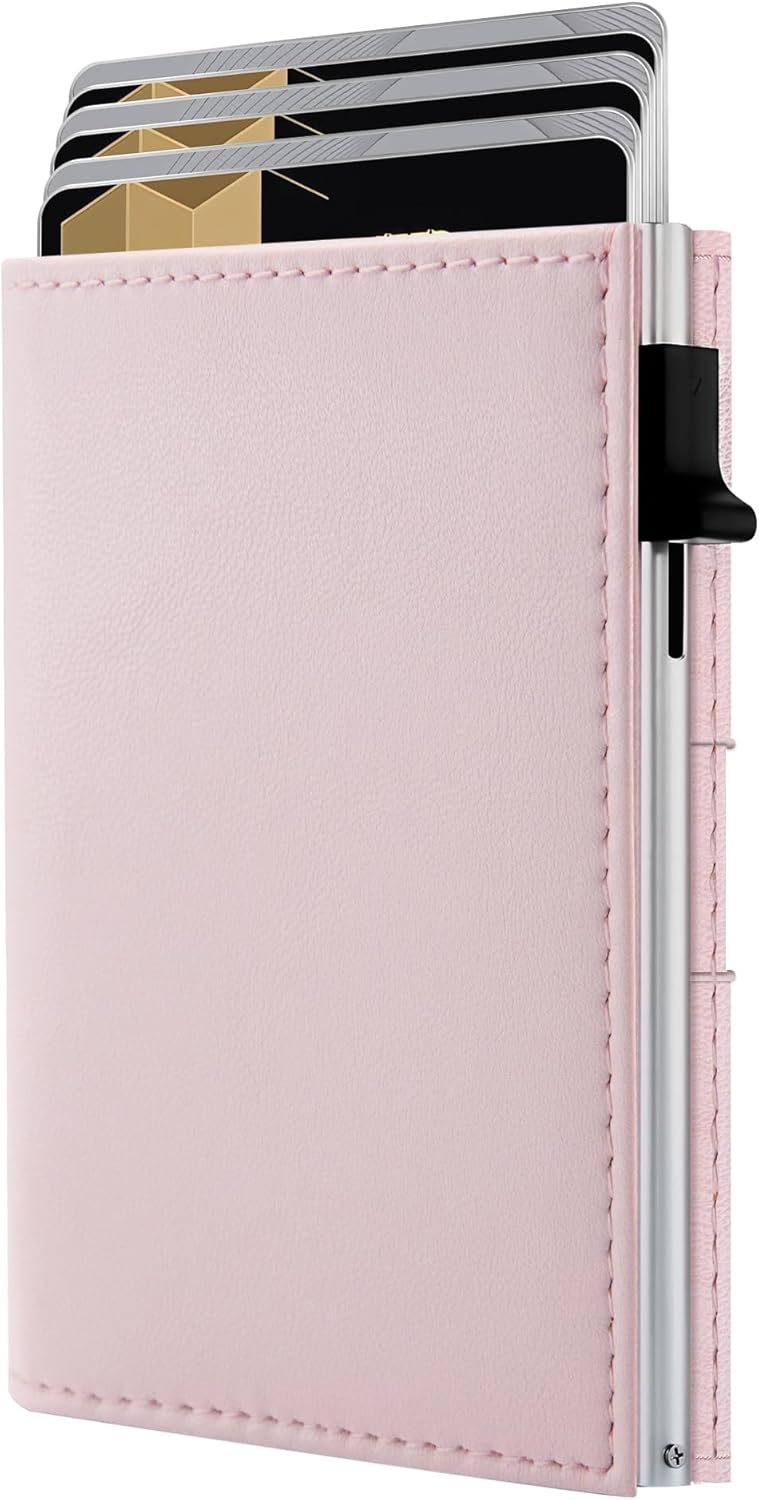 RFID Wallet Women - Slim Trifold Anti-Theft Card Holder