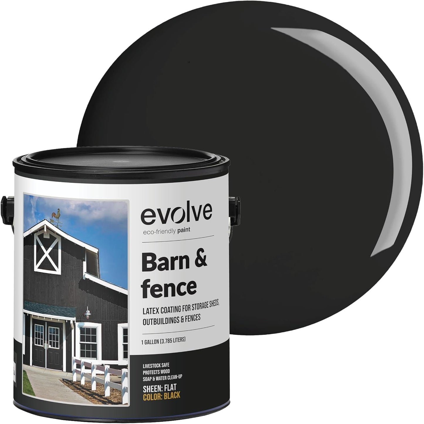 EVOLVE Barn & Fence Paint: High Durability and Scratch-Resistant