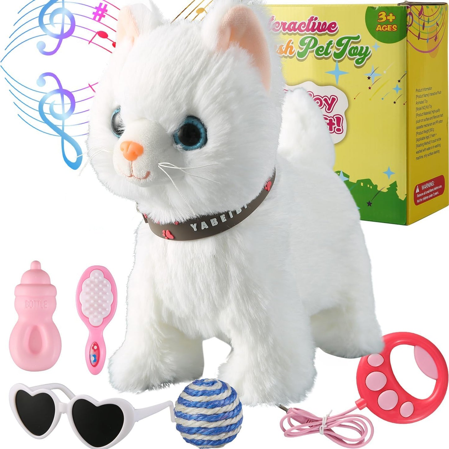 Marsjoy Robotic Kitty Toy: Singing, Moving & Cute!