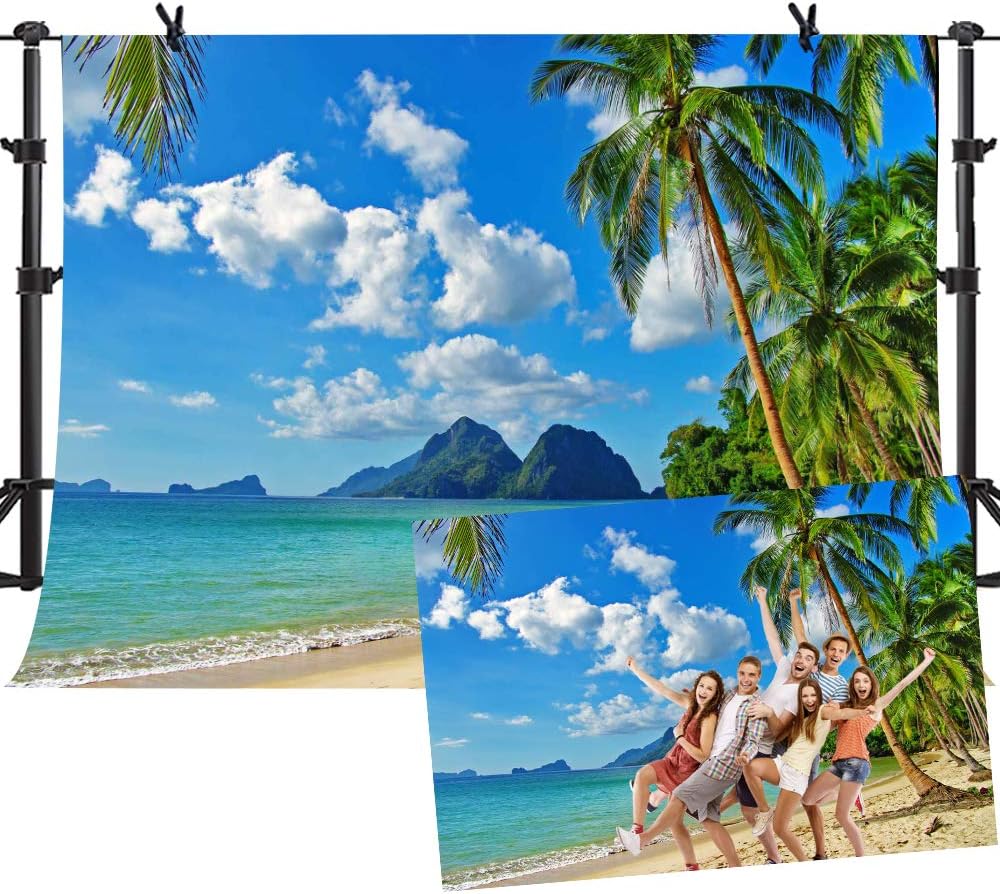 10ftx7ft Tropical Backdrop for Moana Party Photography Props