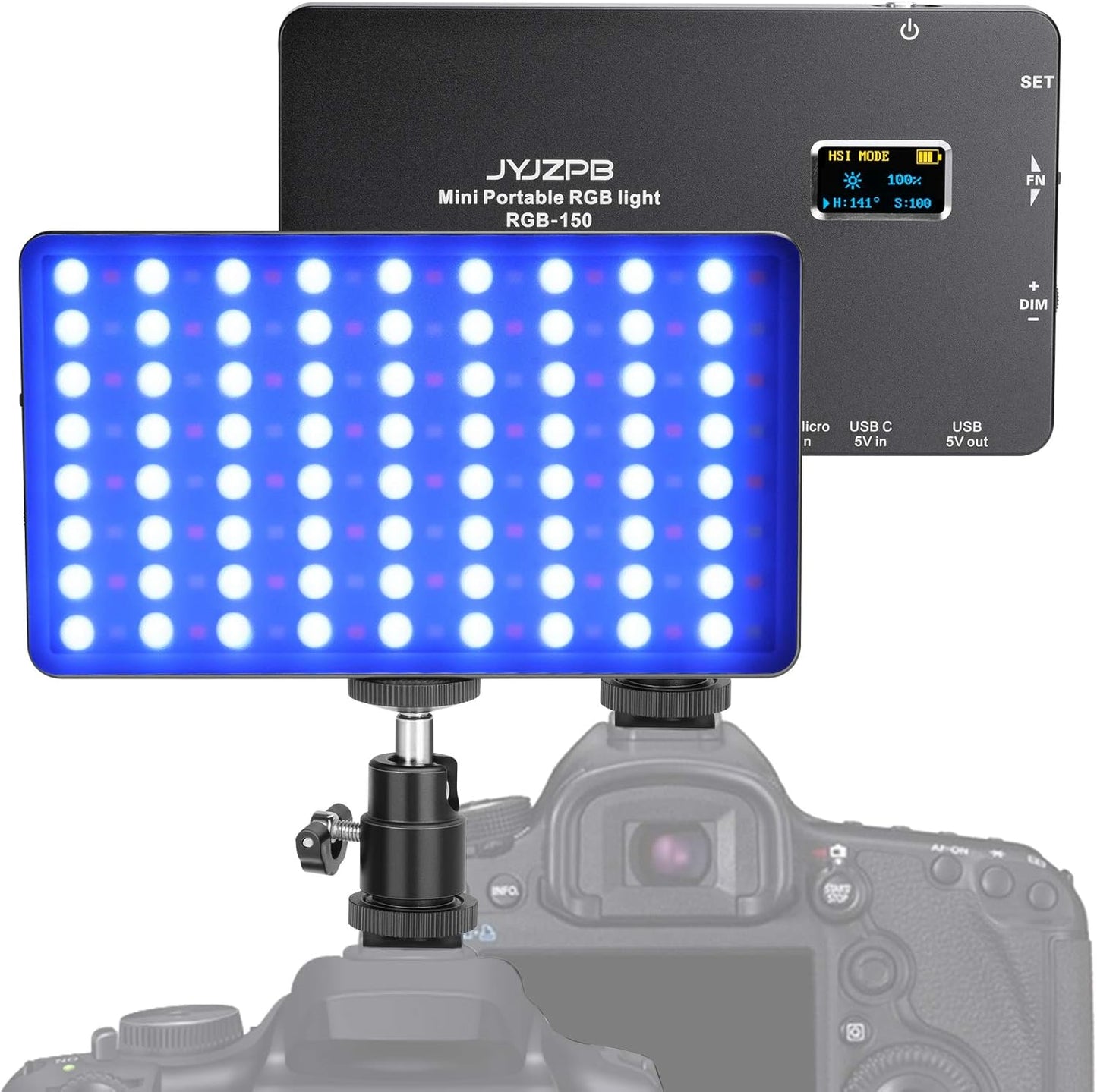 JYJZPB RGB Panel Mini: Versatile Lighting for Creators