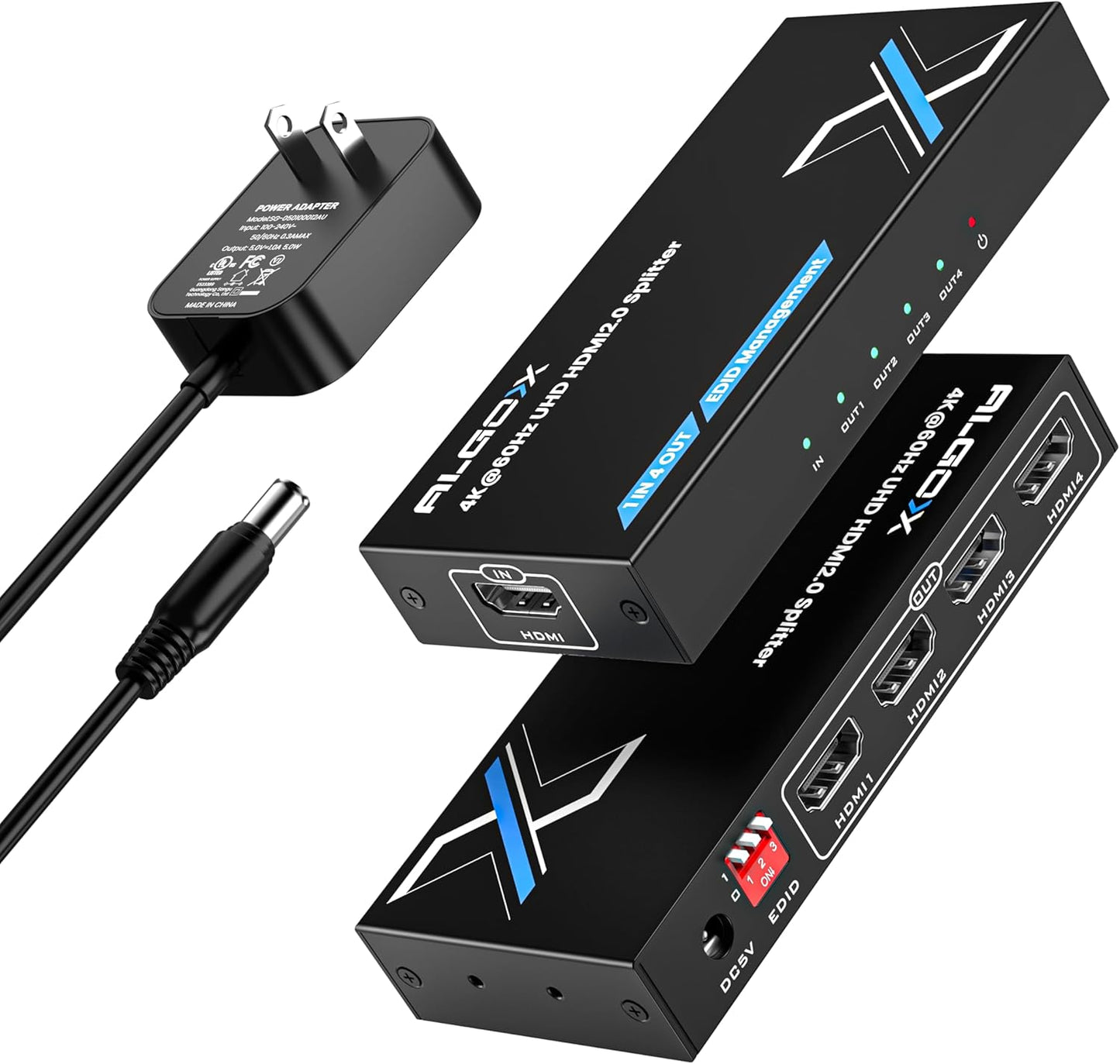 4K HDMI Splitter 1x4 for Stunning Video and Audio Performance