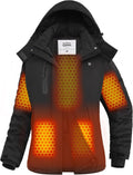 Graphene Heated Jacket for Women - Large Heating Area & 18400mAh