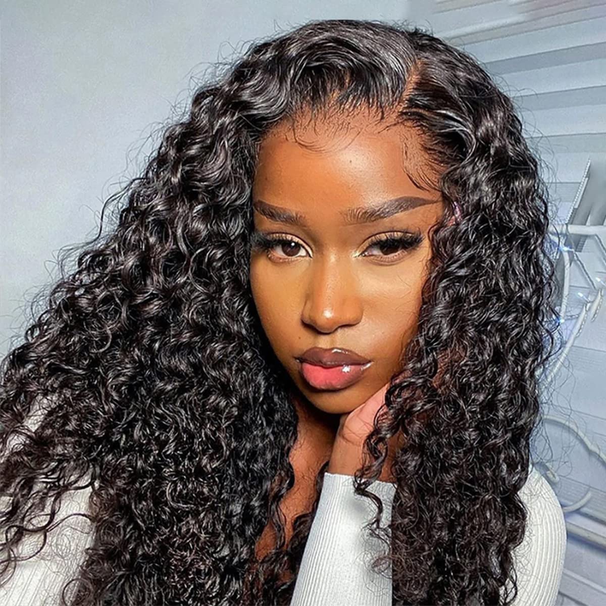 ISEE HAIR Water Wave HD Lace Front Wig for Effortless Style