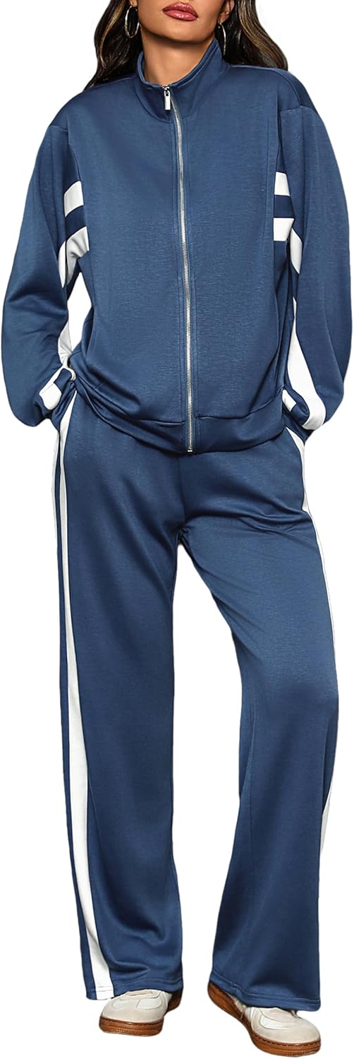 Totatuit Womens 2 Pieces Sweatsuit Set for Travel and Leisure