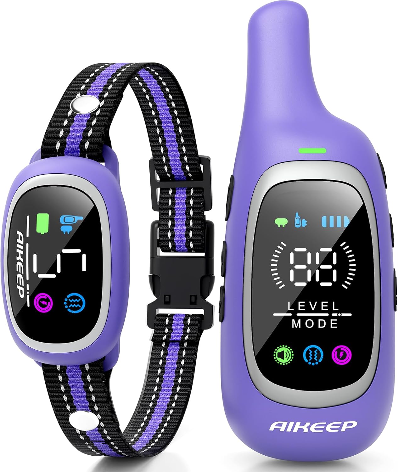 2-in-1 Dog Shock Collar and Bark Collar for Effective Training