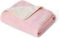 Bedsure Waterproof Dog Blanket Twin 80x60 in Pink - Sherpa Reversible
