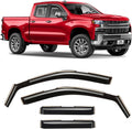 In-Channel Rain Guards for Chevy Silverado/GMC Sierra 1500 Double Cab