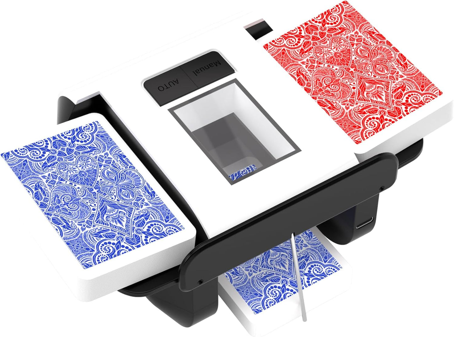ADZERD Automatic Card Shuffler for 1-2 Decks with Quiet Operation