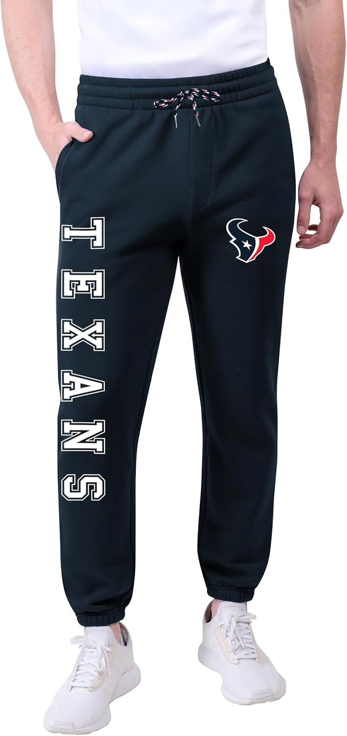 Ultra Game Men's NFL Official Active Super Soft Fleece Joggers