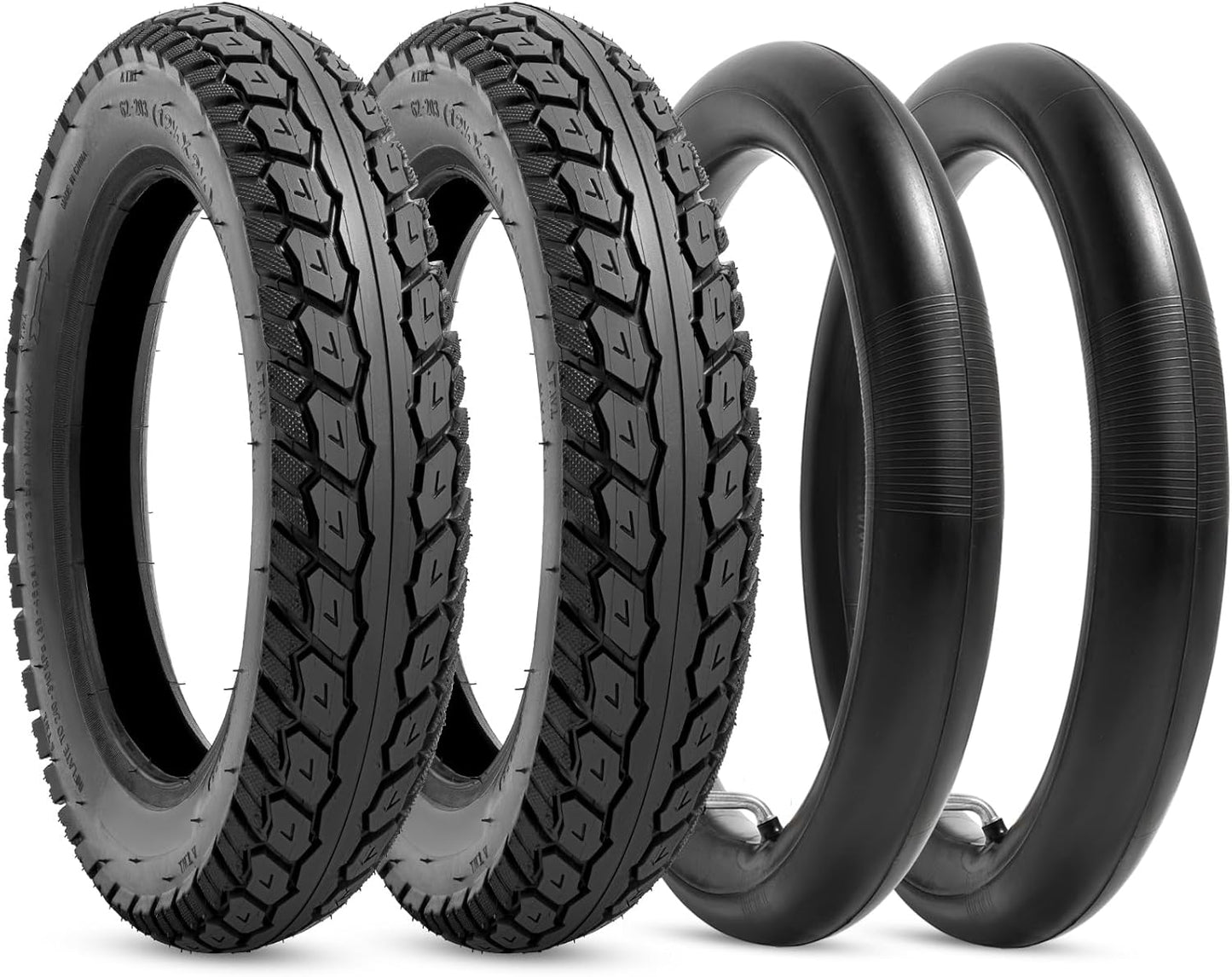 Heavy Duty 12.5x2.25 Tire & Inner Tube Set for Electric Scooters