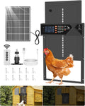 Large Automatic Chicken Coop Door with 4000mAh Battery - Solar Timer