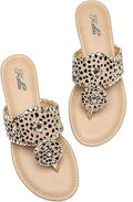 katliu Women's Flat Sandals Flip Flop Sandals - Everyday Summer Style