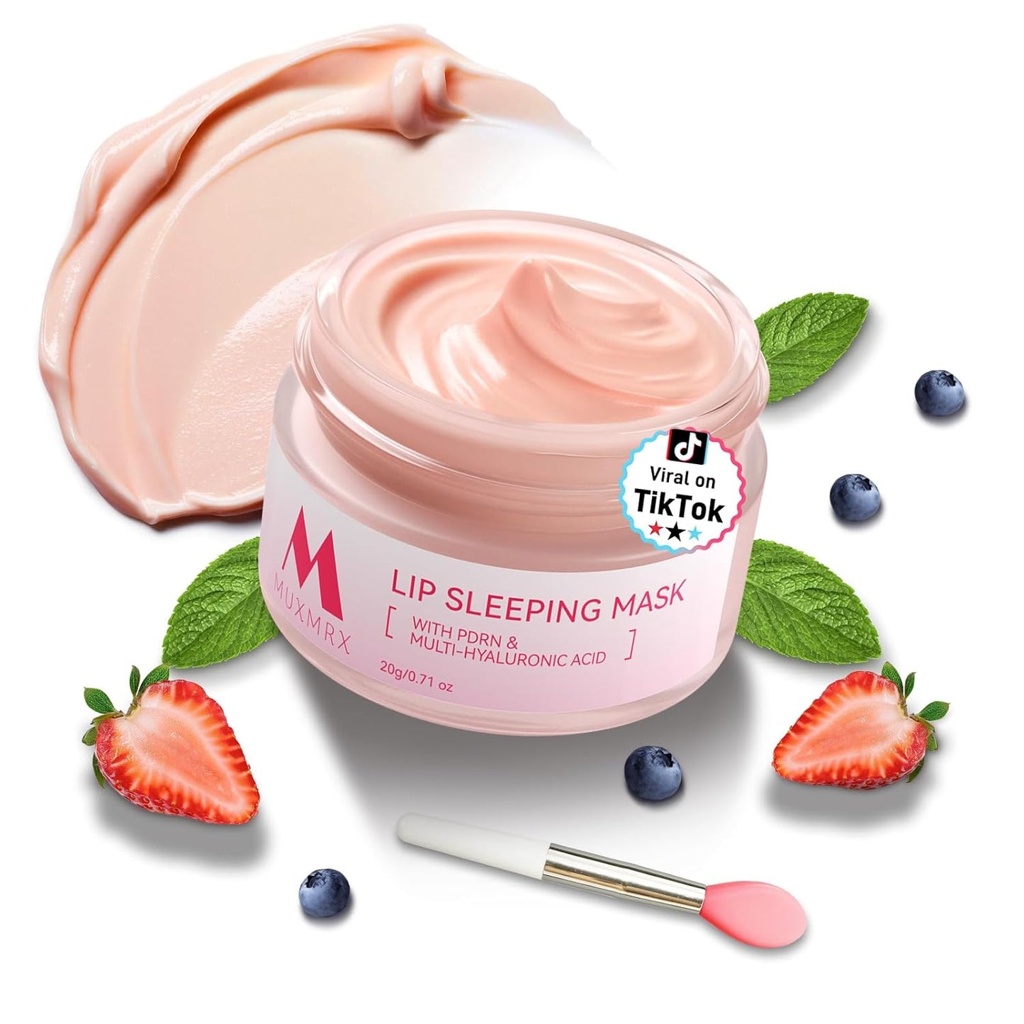 PDRN Lip Sleeping Mask for Softer Lips with Hyaluronic Acid