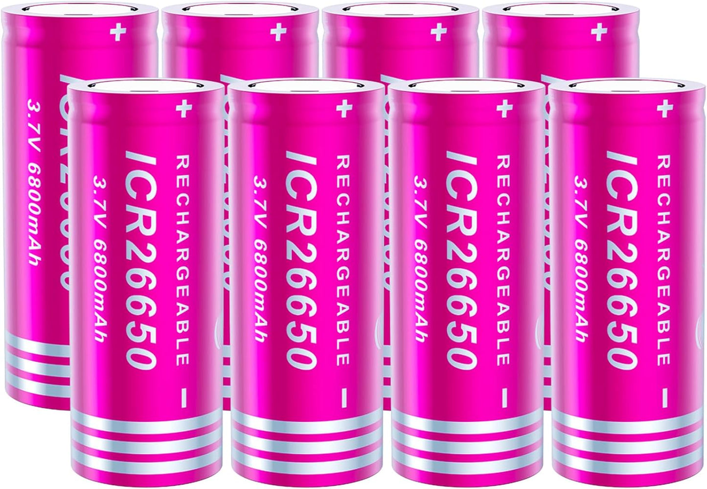 26650 Rechargeable Battery for Strong Flashlight and More