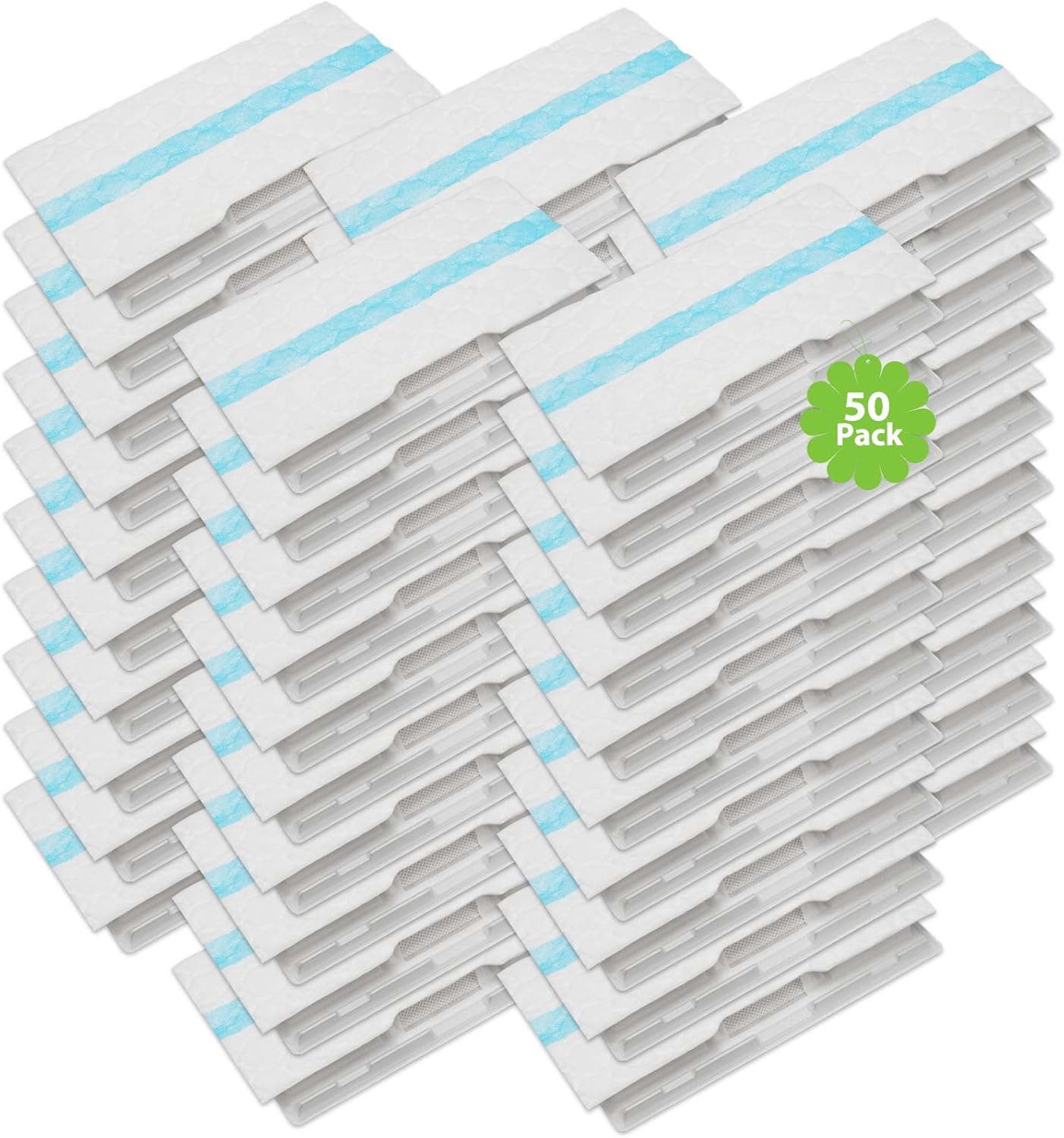 GuanQiao Disposable Hard Floor Vacuum and Mop Pad Refills