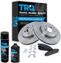 TRQ Front Brake Pad & Rotor Kit for Chrysler 300 & Dodge Charger