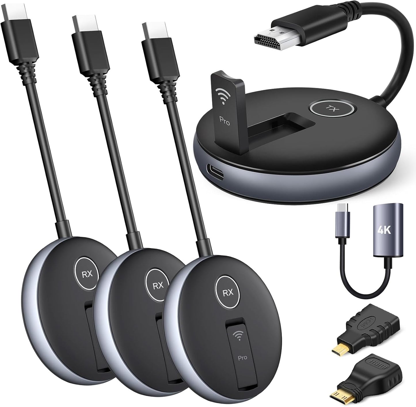 YAOMAISI Wireless HDMI G9R PRO - Stream to Multiple Displays!