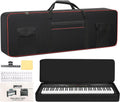 MUINS 88 Key Keyboard Case for Digital Piano Travel and Storage