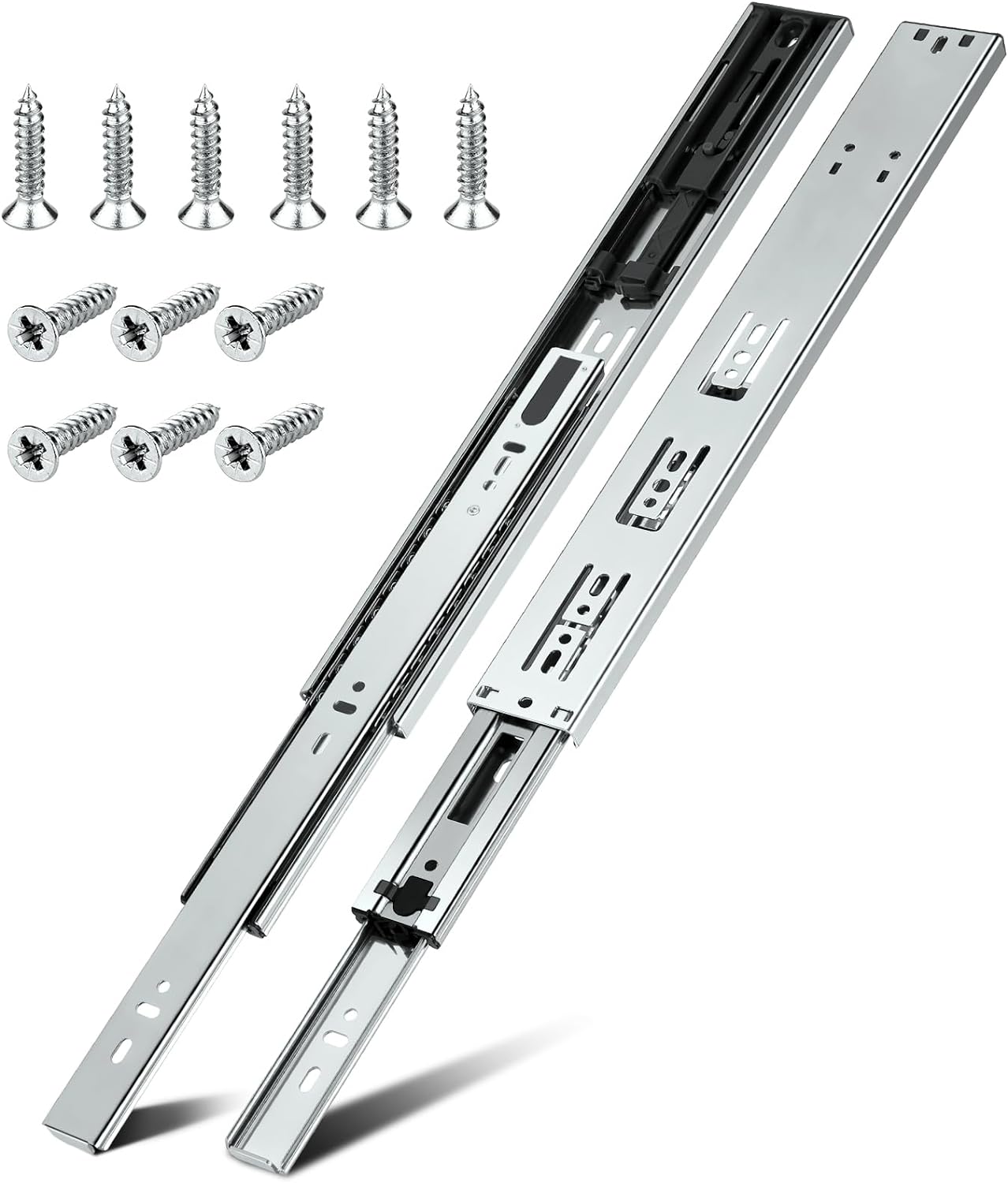 Soft Close Drawer Slides 18 inch - Heavy Duty Replacement Slides