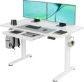 Claiks Electric Stand Up Desk with Drawers for Home Office