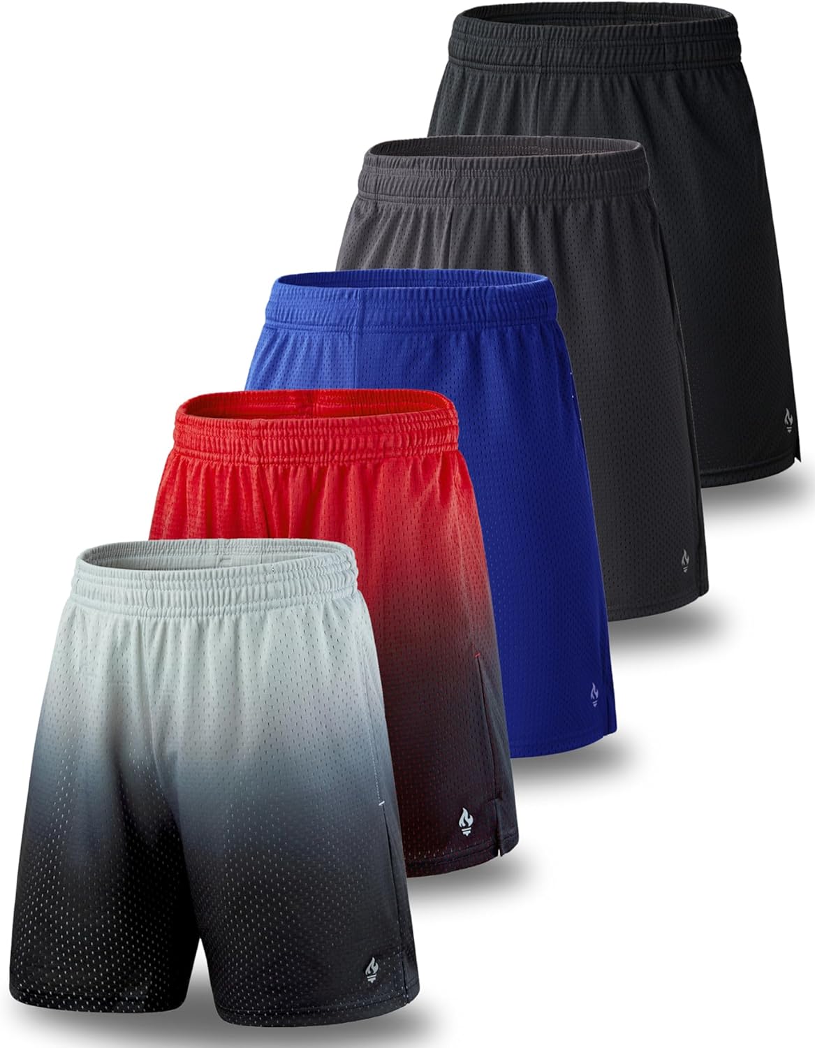 Boys Athletic Shorts Mesh Basketball Youth Apparel Active Gear