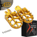 JFG RACING Dirt Bike Foot Pegs - Wide CNC Aluminum Grip
