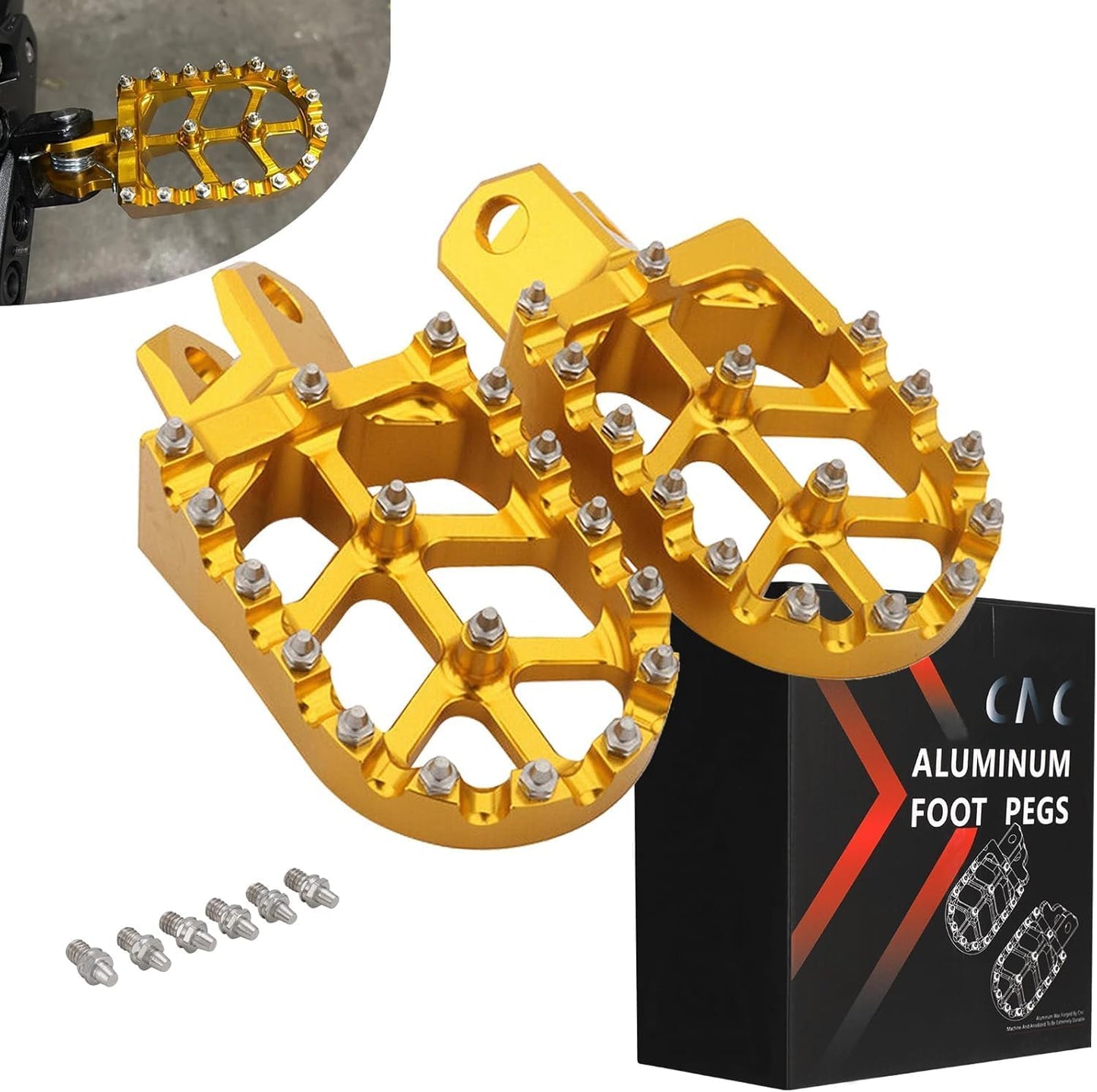 JFG RACING Dirt Bike Foot Pegs for SurRon and CRF Models
